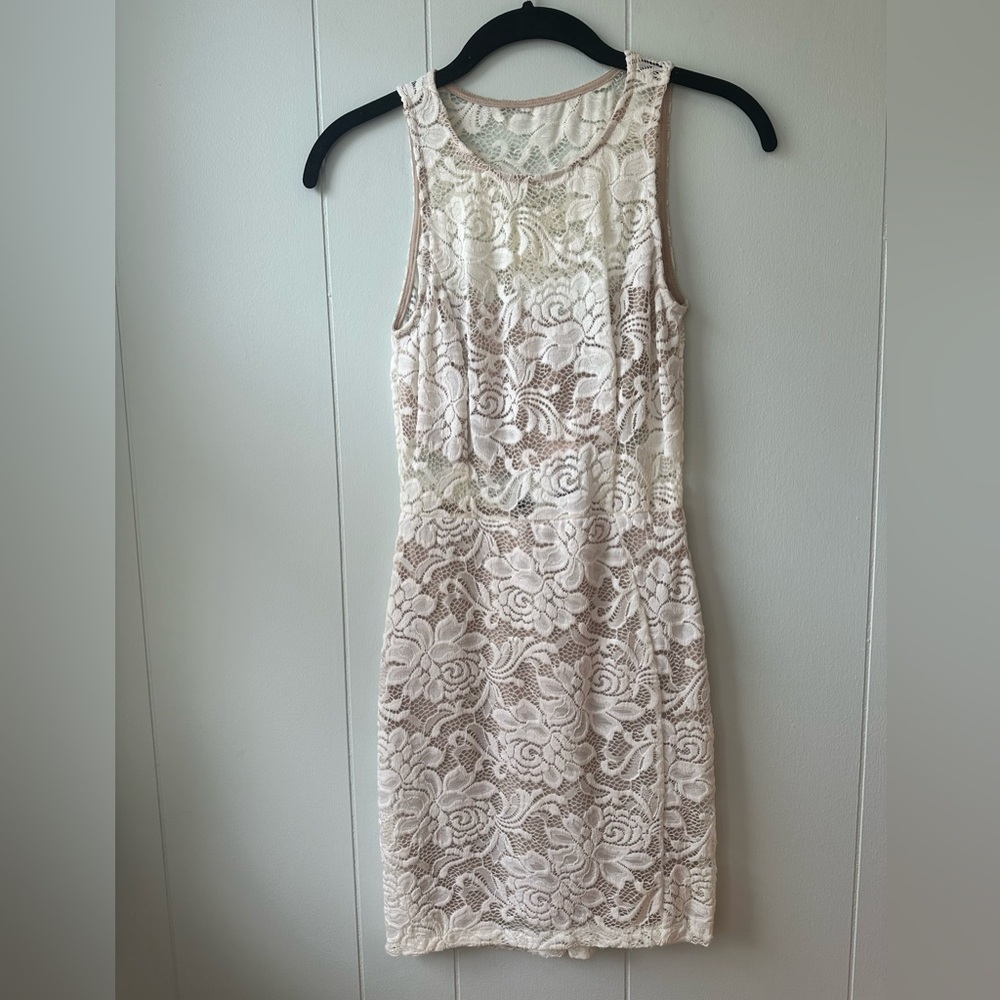 Cameo Nude Lace Dress